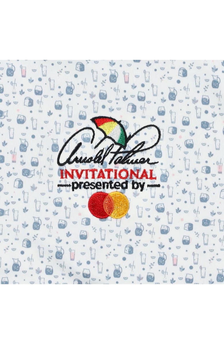 PUMA Men's Puma White Arnold Palmer Invitational Tea Time MATTR Polo, Alternate, color, White