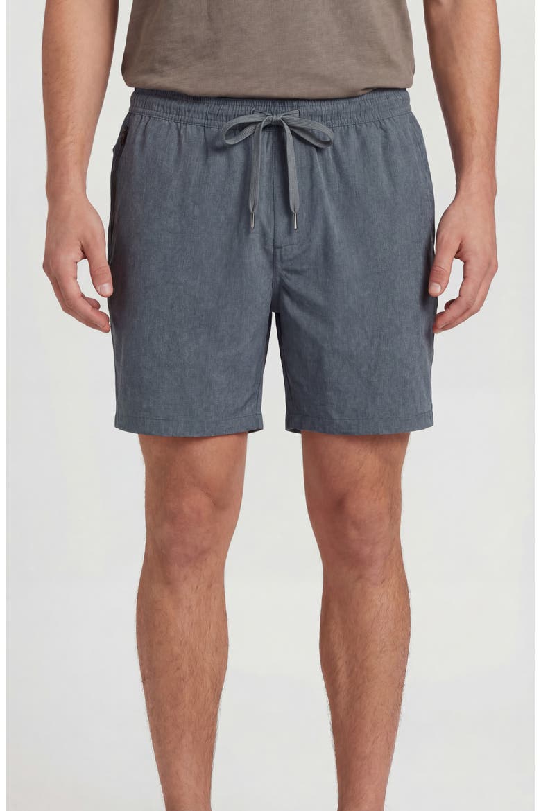 Hybrid Stretch Shorts, Alternate, color, HEATHER TEAL