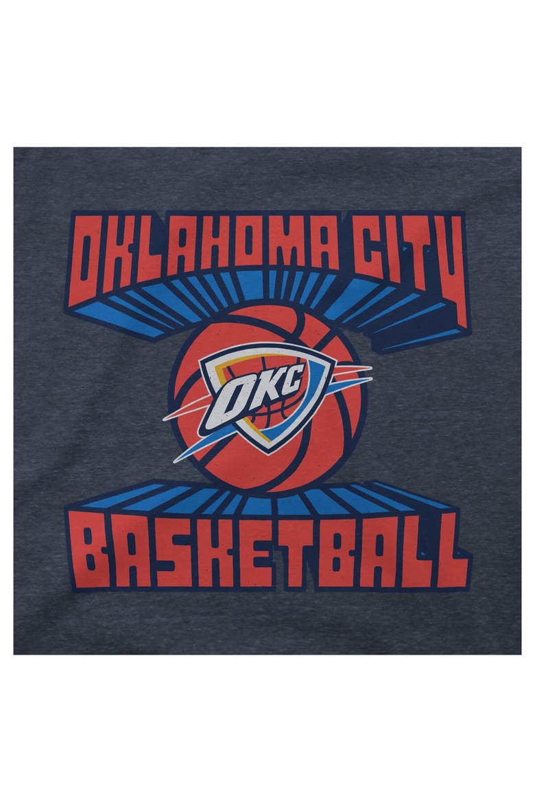 Unisex Stadium Essentials  Navy Oklahoma City Thunder Club Time Tri-Blend T-Shirt, Alternate, color, Navy