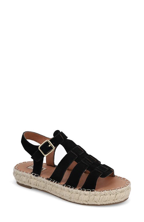 Mia Danette Platform Gladiator Sandal In Black