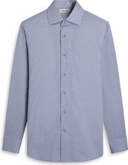 Bugatchi Devon OoohCotton® Geo Print Button-Up Shirt