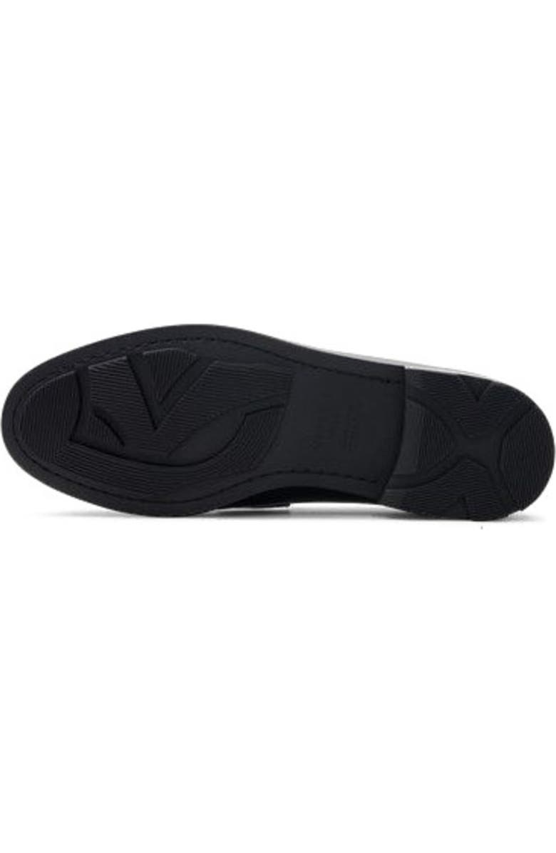 Anthony Veer Mercer Penny Loafer, Alternate, color, Obsidian Black Leather & Mesh
