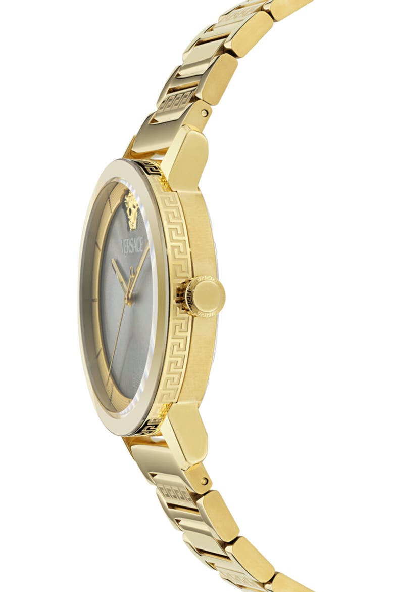 V-Helix Bracelet Watch, 40mm, Alternate, color, IP YELLOW GOLD