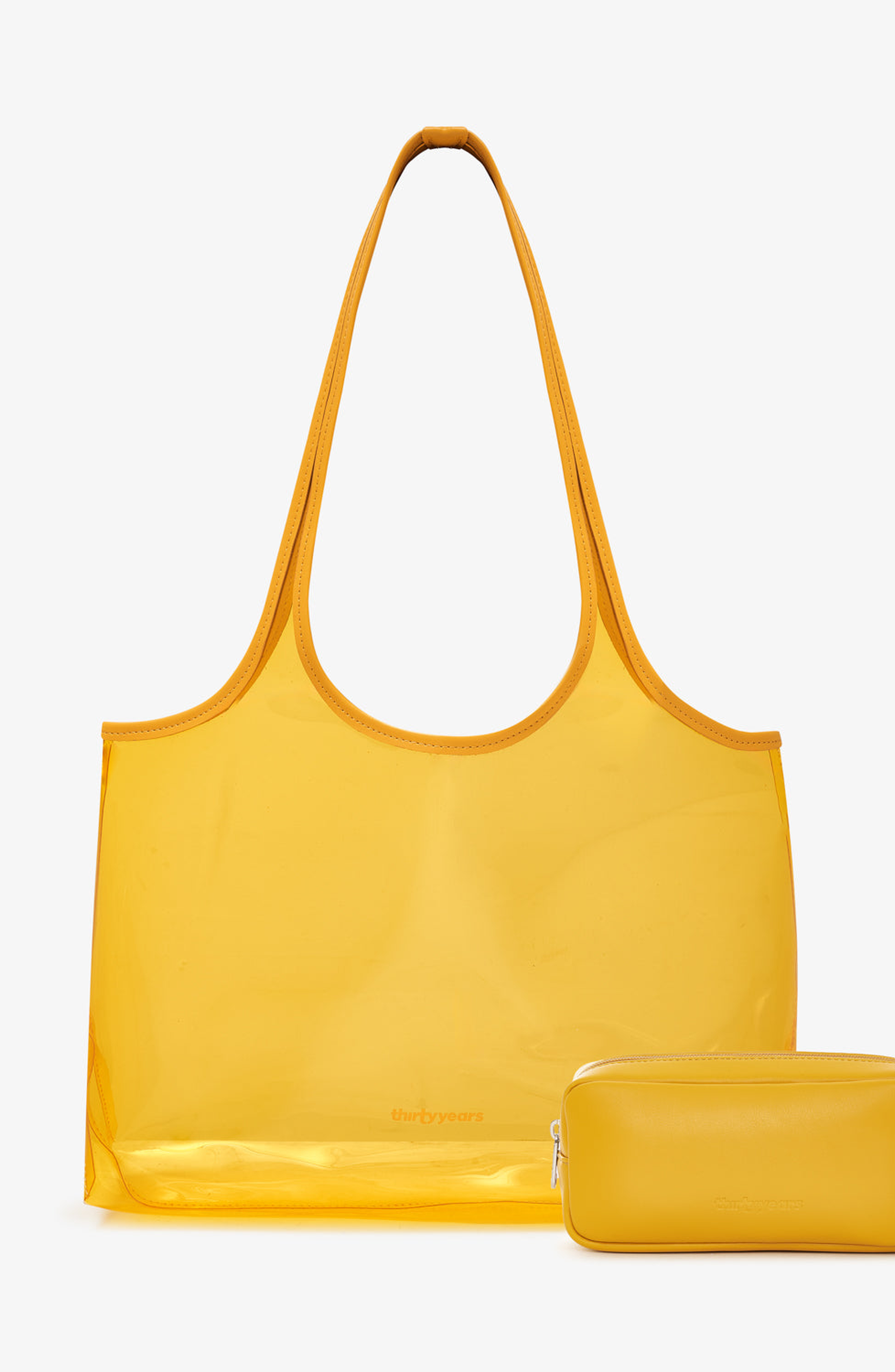 Thirty Years Jelly Clear Tote, Alternate, color, Honey