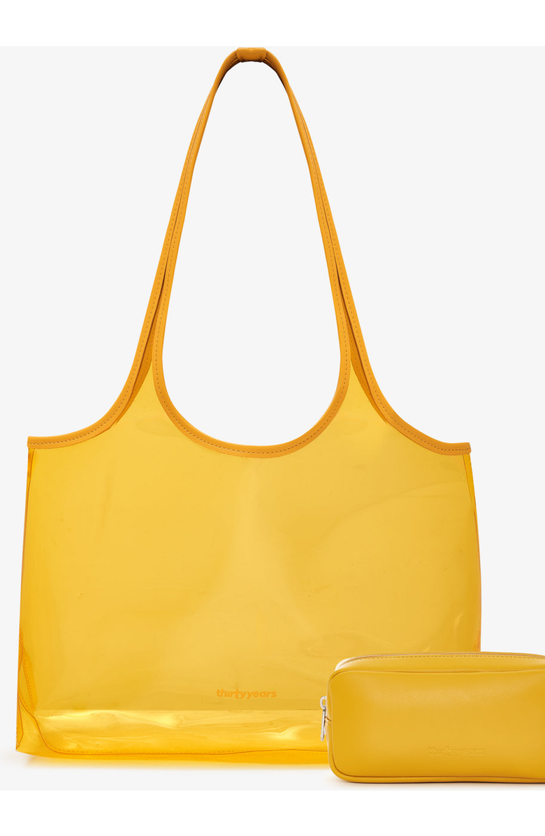 Thirty Years Jelly Clear Tote, Alternate, color, Honey