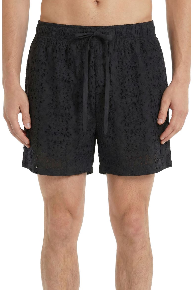Eyelet Short, Alternate, color, Black