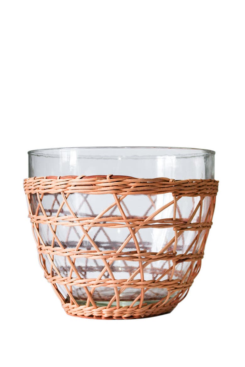 Rattan Cage Bowl, Alternate, color, Natural - Medium