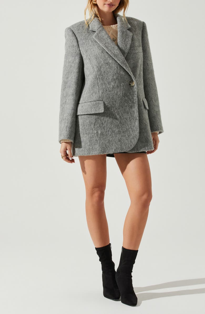 ASTR the Label Kindra Brushed Notch Lapel Coat, Alternate, color,