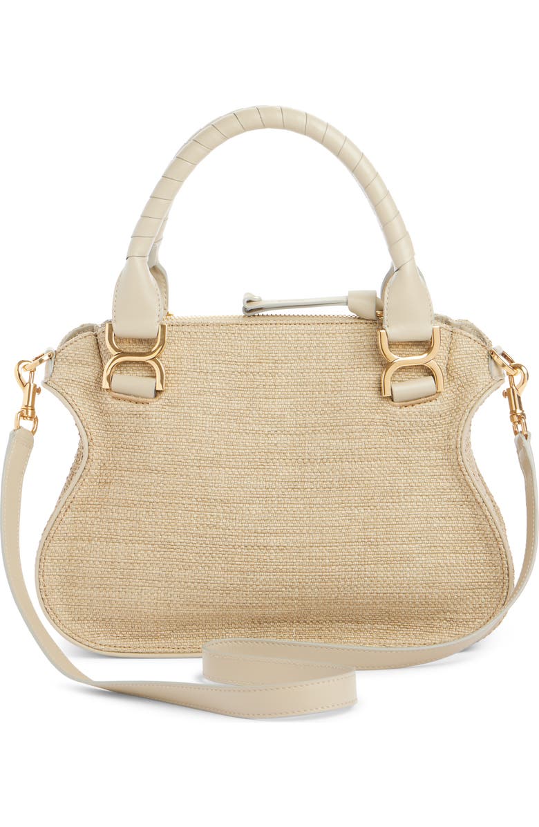 Chloé Marcie Woven Satchel, Alternate, color, Smoky Beige
