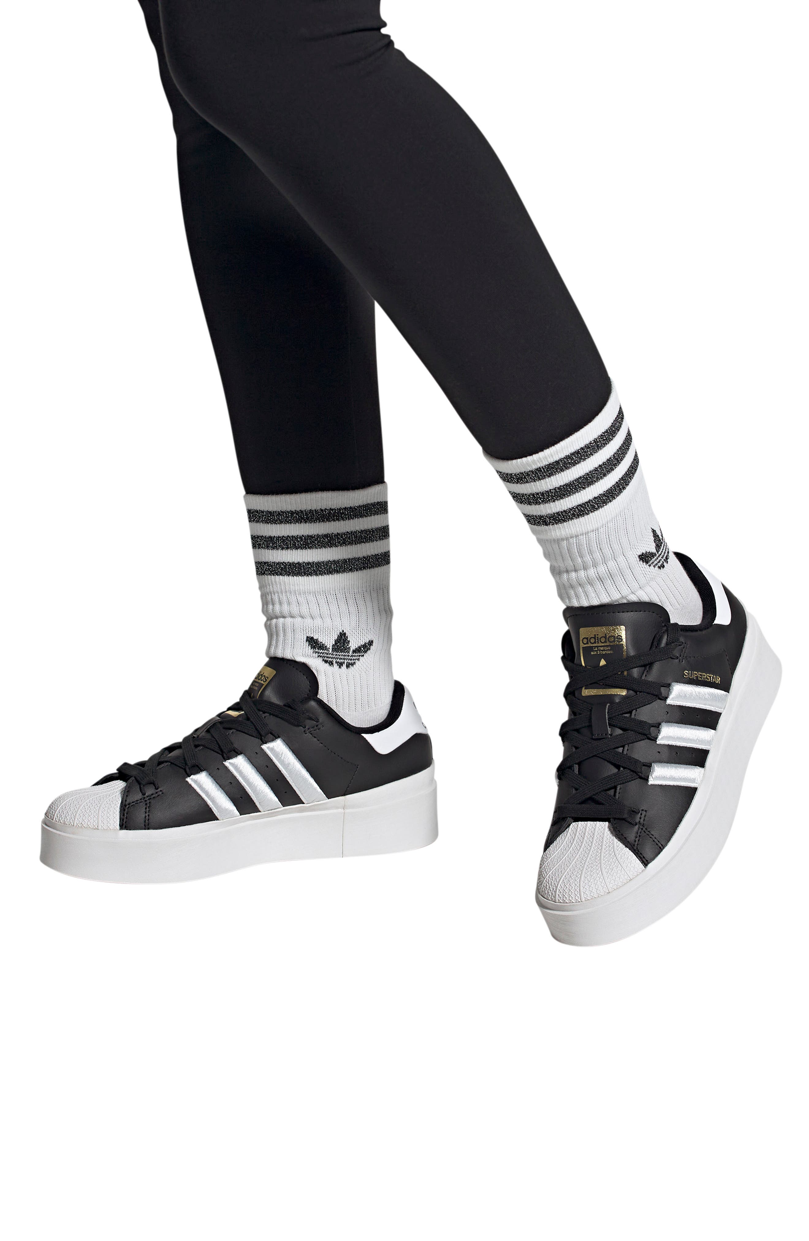 adidas Superstar Bonega Platform Sneaker, Alternate, color, 