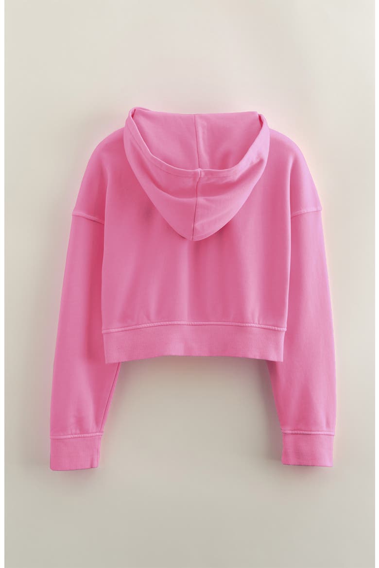 Kids' French Terry Zip-Up Hoodie, Alternate, color, PINK COTTON