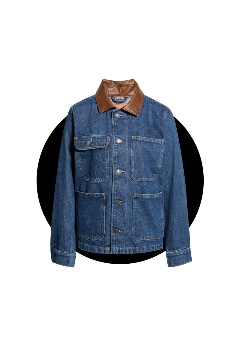 Denim Field Jacket, Main, color, HARVESTER