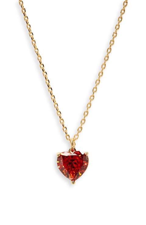 my love birthstone heart pendant necklace