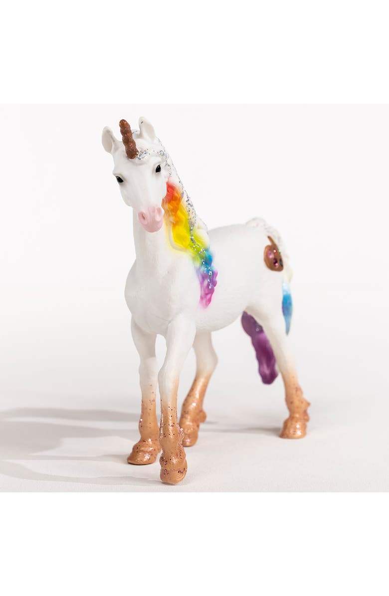 Schleich Bayala Rainbow Love Unicorn Mare, Collectible Figurine, Kids, Alternate, color, Multicolored