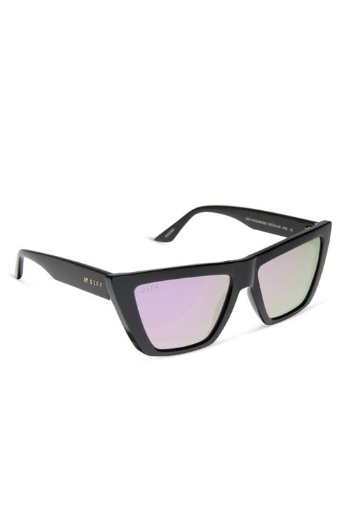 Diff Vinona Sunglasses In Black