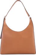 behno Large Danny Flatiron Pebble Leather Shoulder Bag