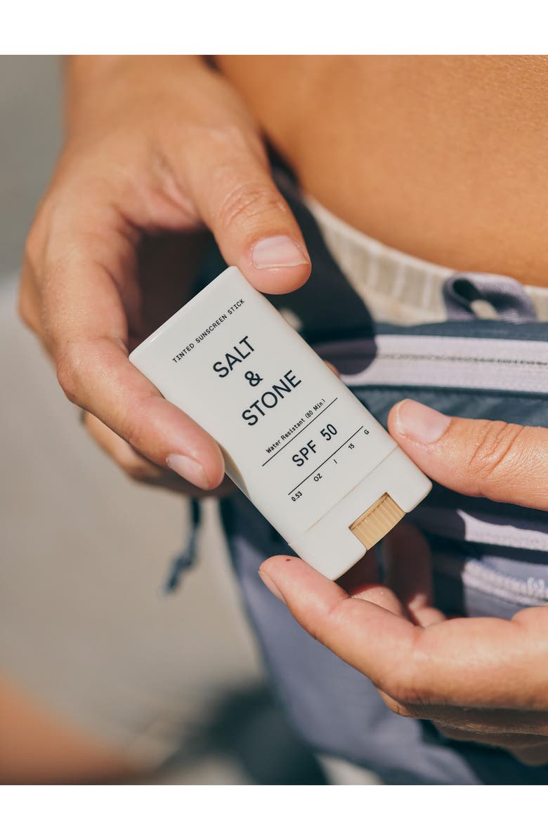 SALT & STONE SPF 50 Tinted Sunscreen Stick, Alternate, color,