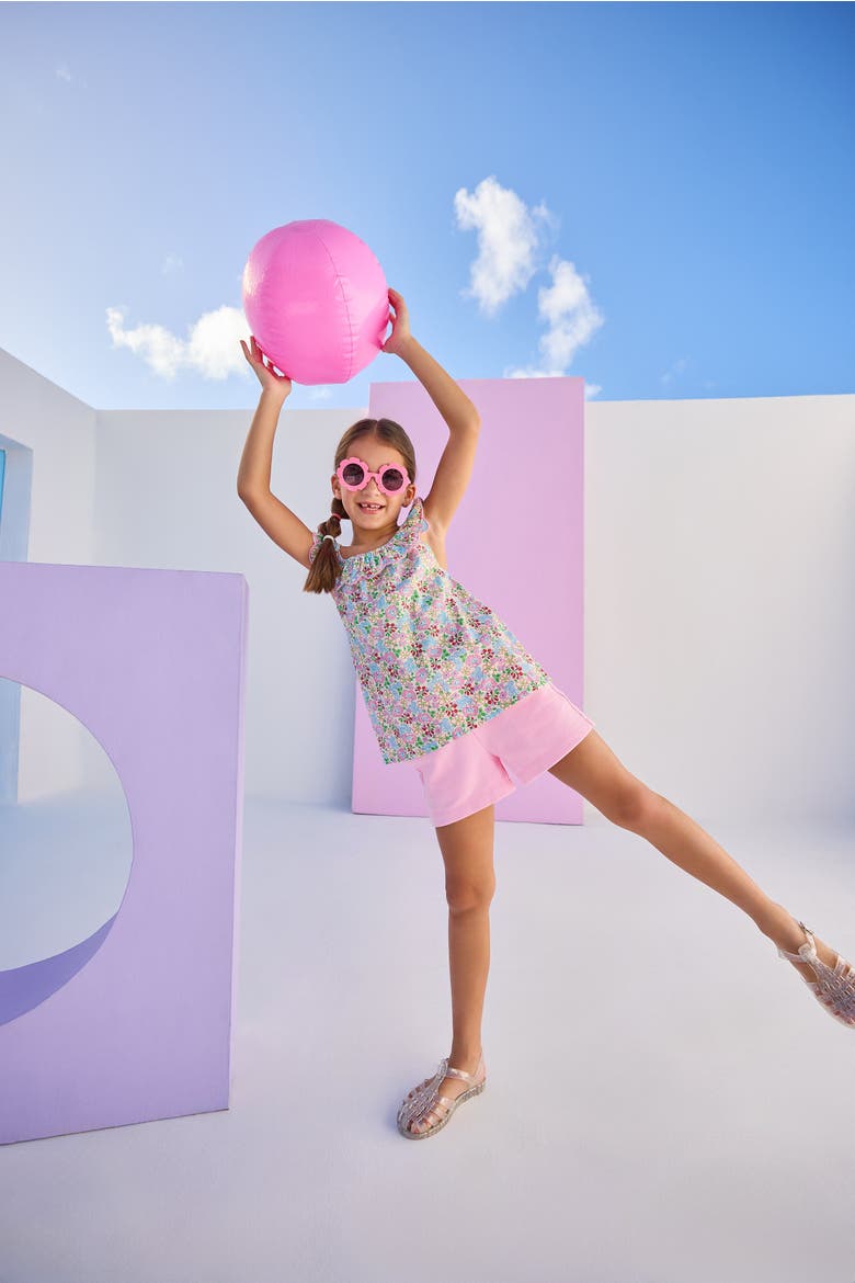 Kids' Basic Shorts, Alternate, color, Bubblegum