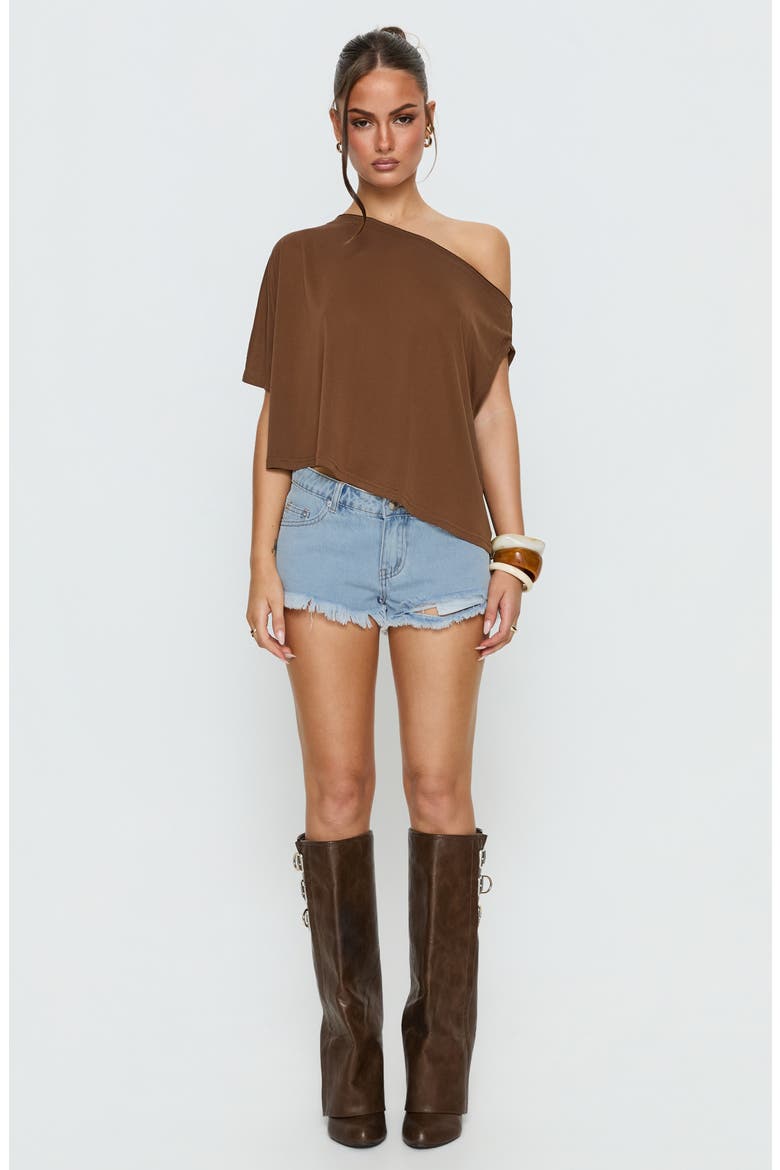 Posse Cutoff Denim Micro Shorts, Alternate, color, LIGHT BLUE WASH