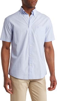 Brooks Brothers Sport Fit Short Sleeve Cotton Shirt