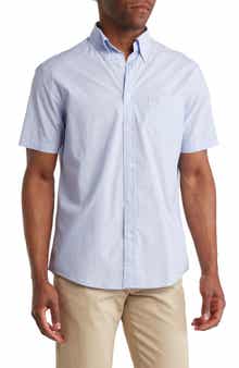 Brooks Brothers Sport Fit Short Sleeve Cotton Shirt
