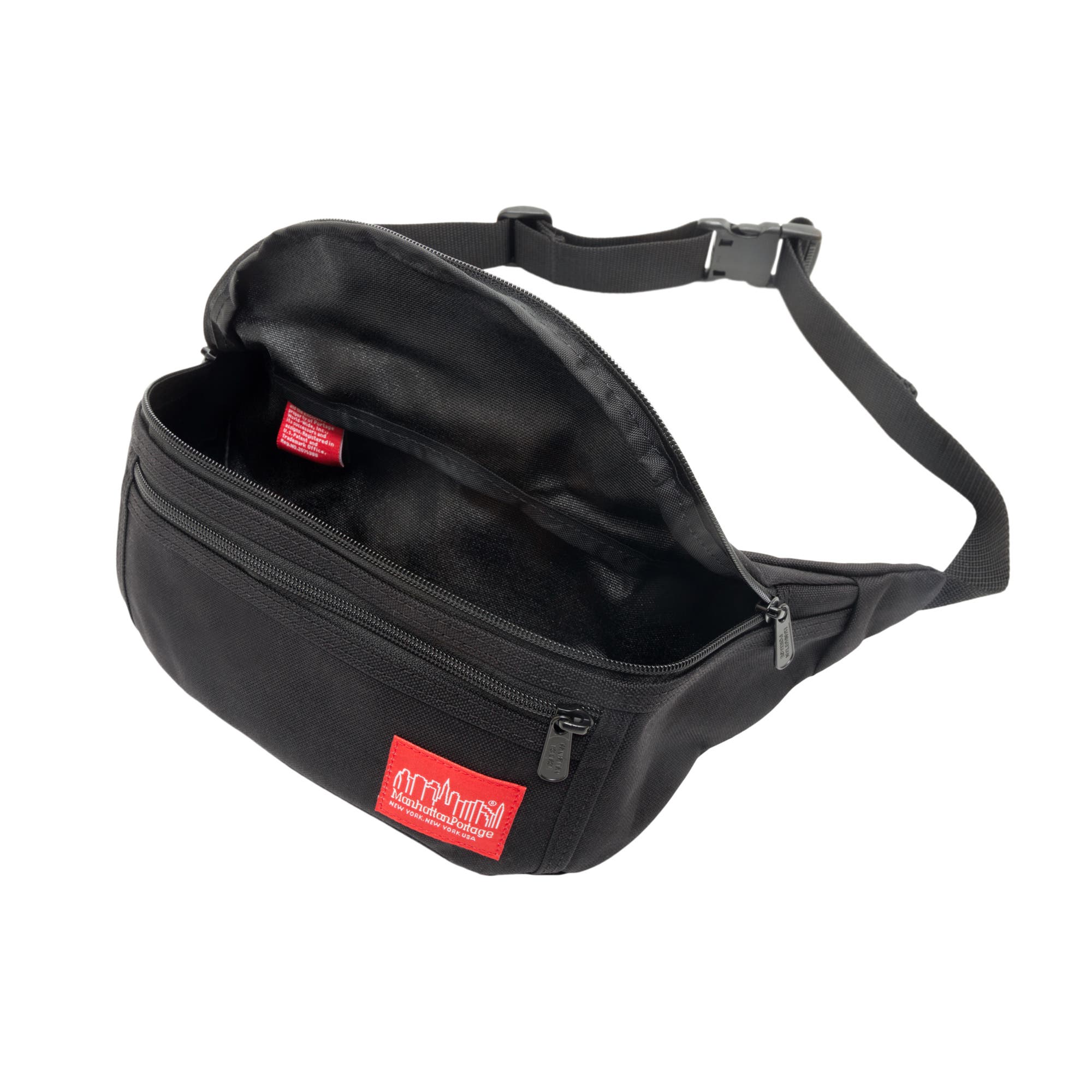 Manhattan Portage Alleycat Belt Bag, Alternate, color, Black