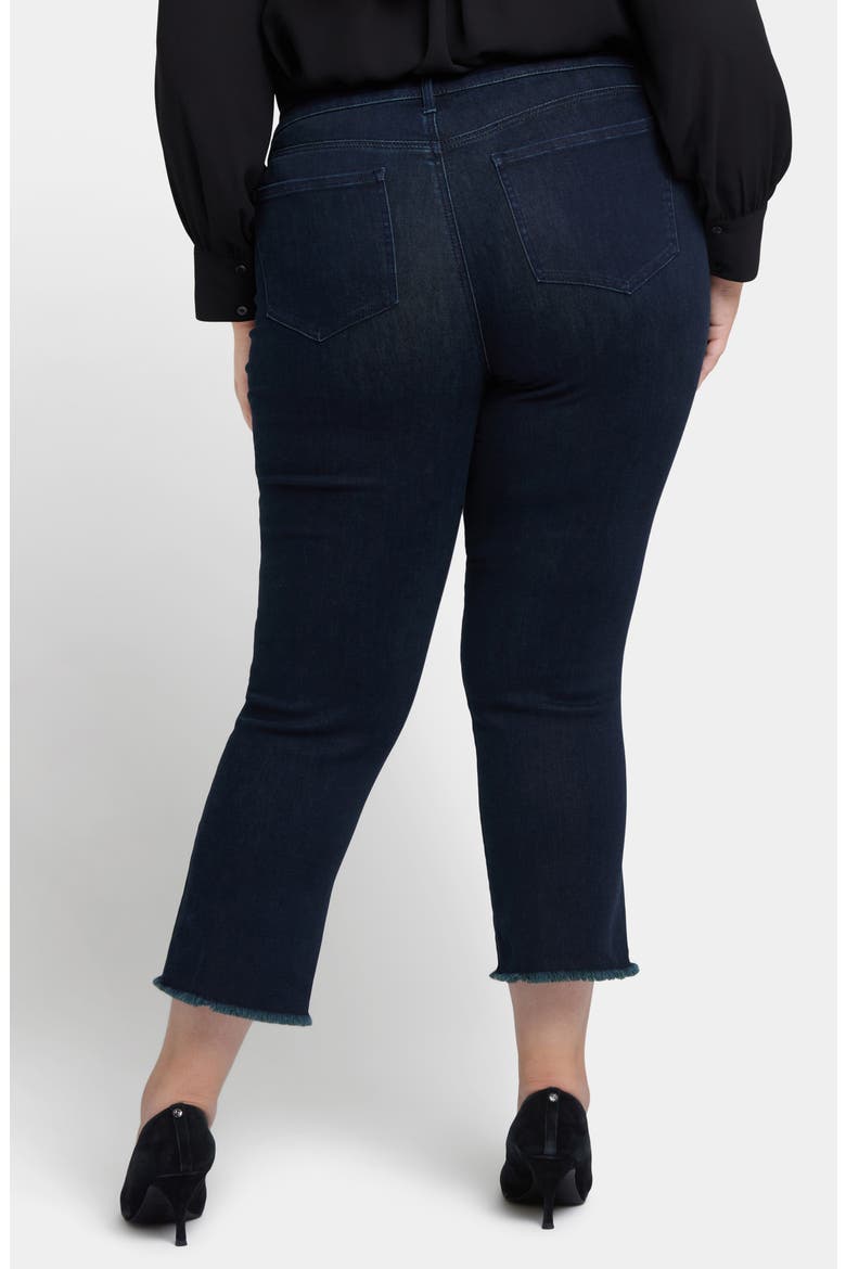 Marilyn Frayed Ankle Straight Leg Jeans, Alternate, color, MIDNIGHT FALLS