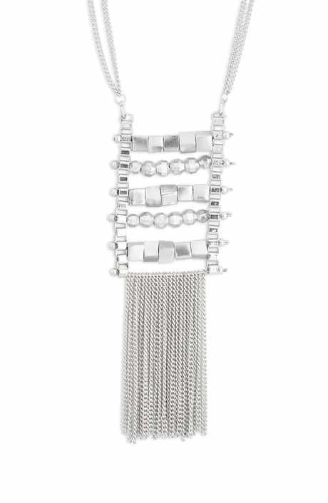 Karine Sultan Boho Tassel Necklace