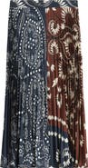 Weekend Max Mara Milord Mix Print Midi Skirt