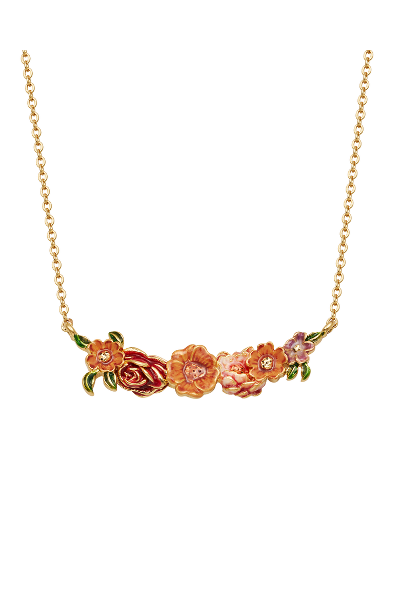 Eve Floral Choker Necklace, Main, color, Gold