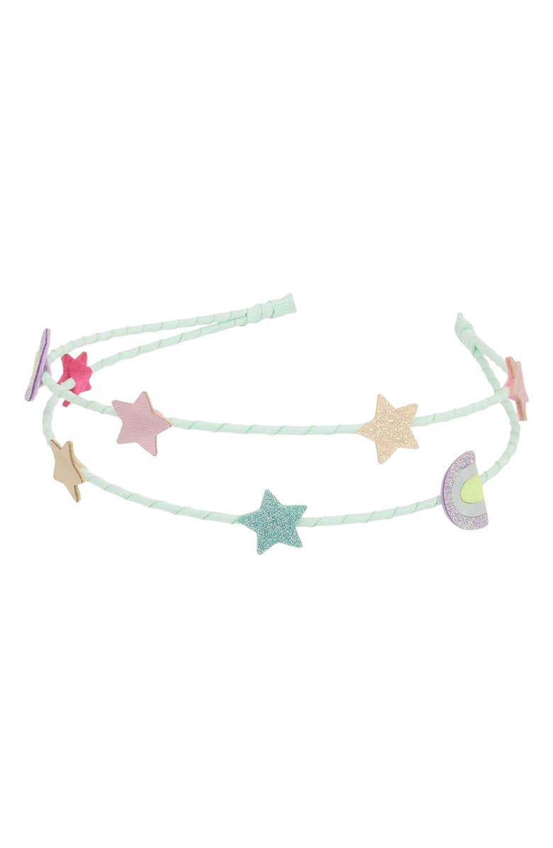 Mimi & Lula Kids' Alice Rainbow & Star Headband, Alternate, color, Pink