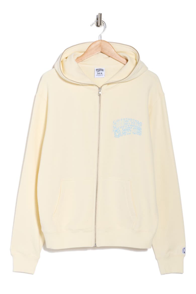 Small Curve Graphic Zip Hoodie, Alternate, color, WINTER WHITE