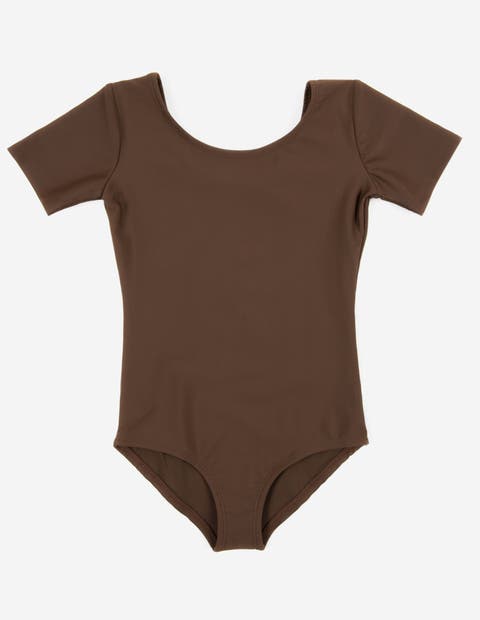 Girls Short Sleeve Leotard