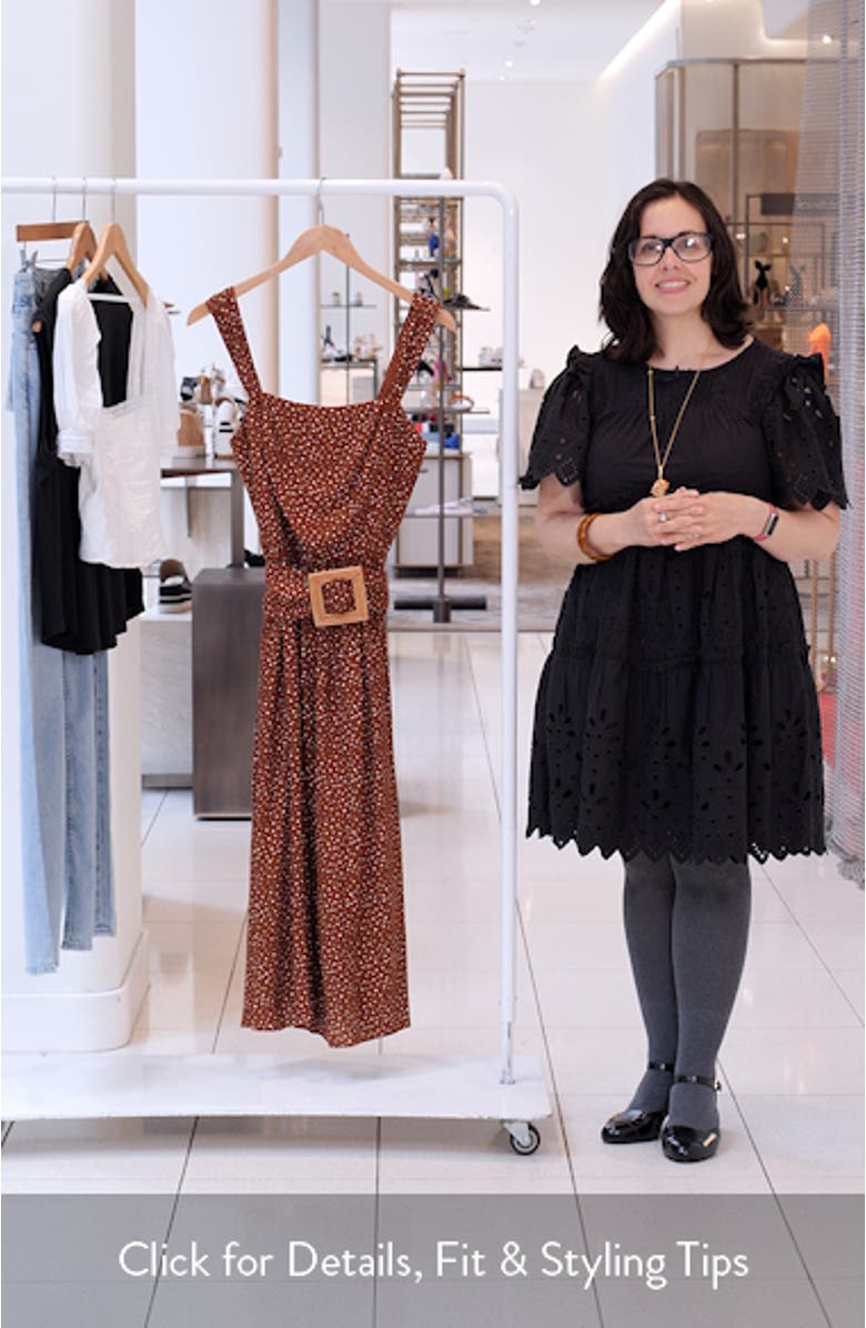 Buckle Fit & Flare Sundress, sales video thumbnail