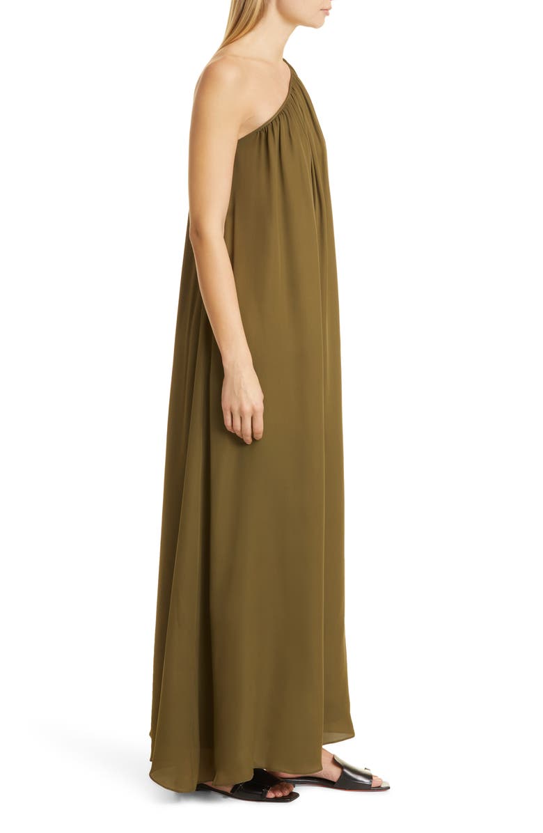 TWP Dinner at Mackizi One-Shoulder Silk Chiffon Dress, Alternate, color,