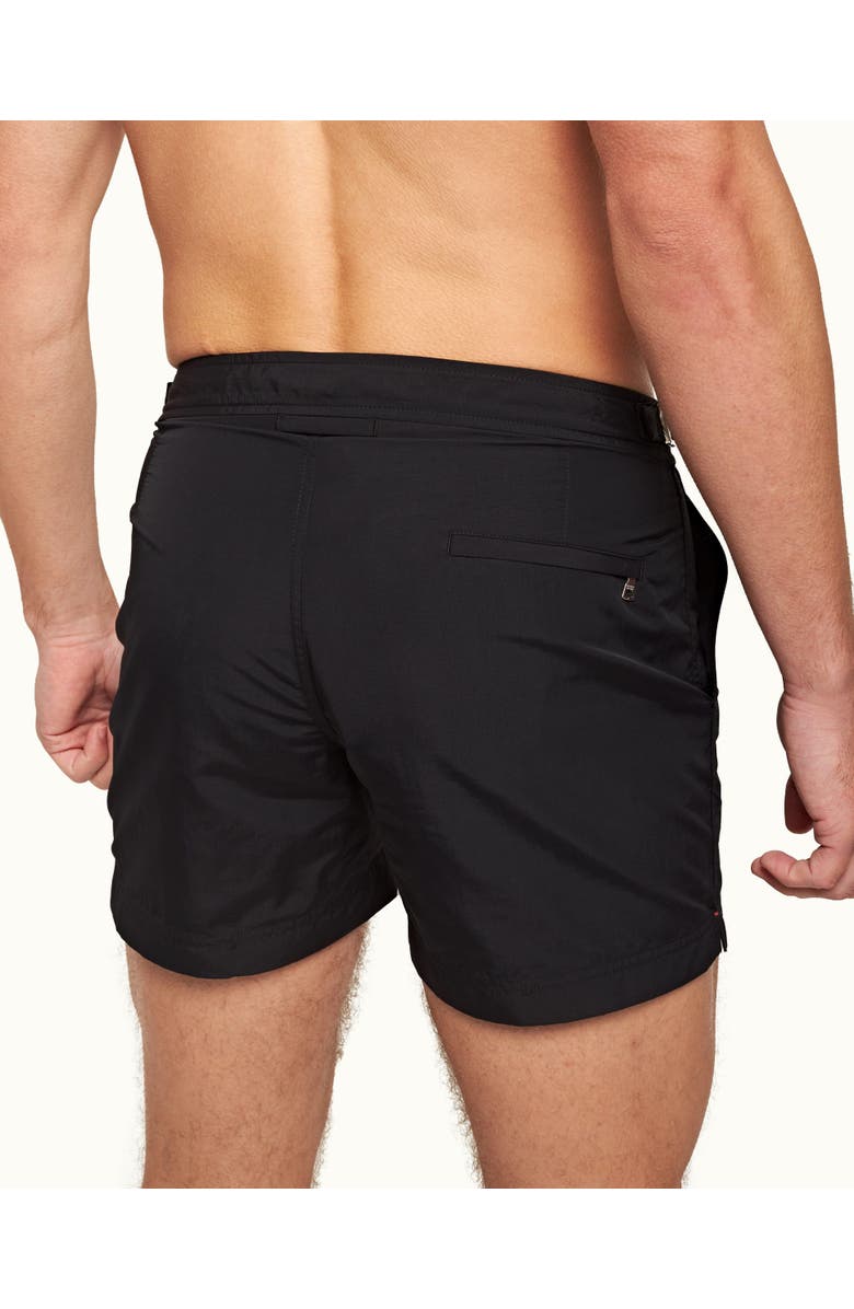 Orlebar Brown Setter Shorter Length Swim Shorts, Alternate, color, Black