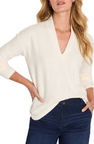 NIC+ZOE Cable Textured Knit Top
