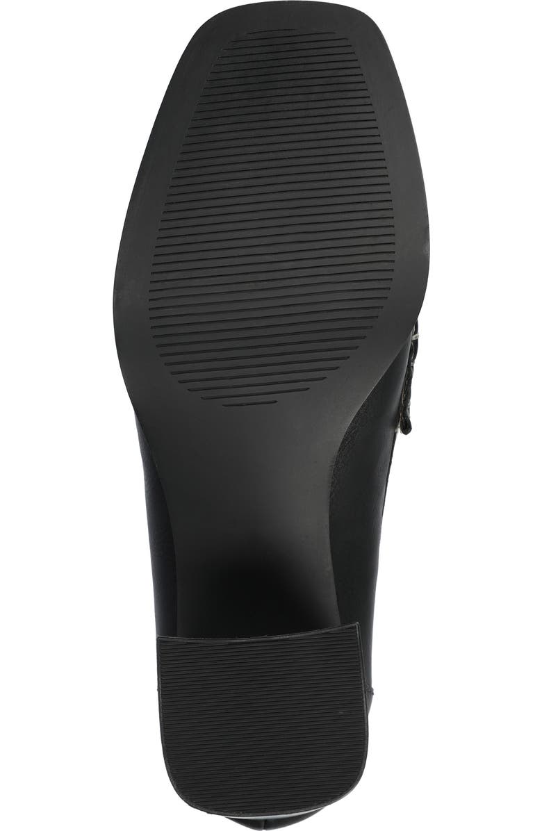 Journee Collection Aisha Moc Toe Loafer Pump, Alternate, color, Black