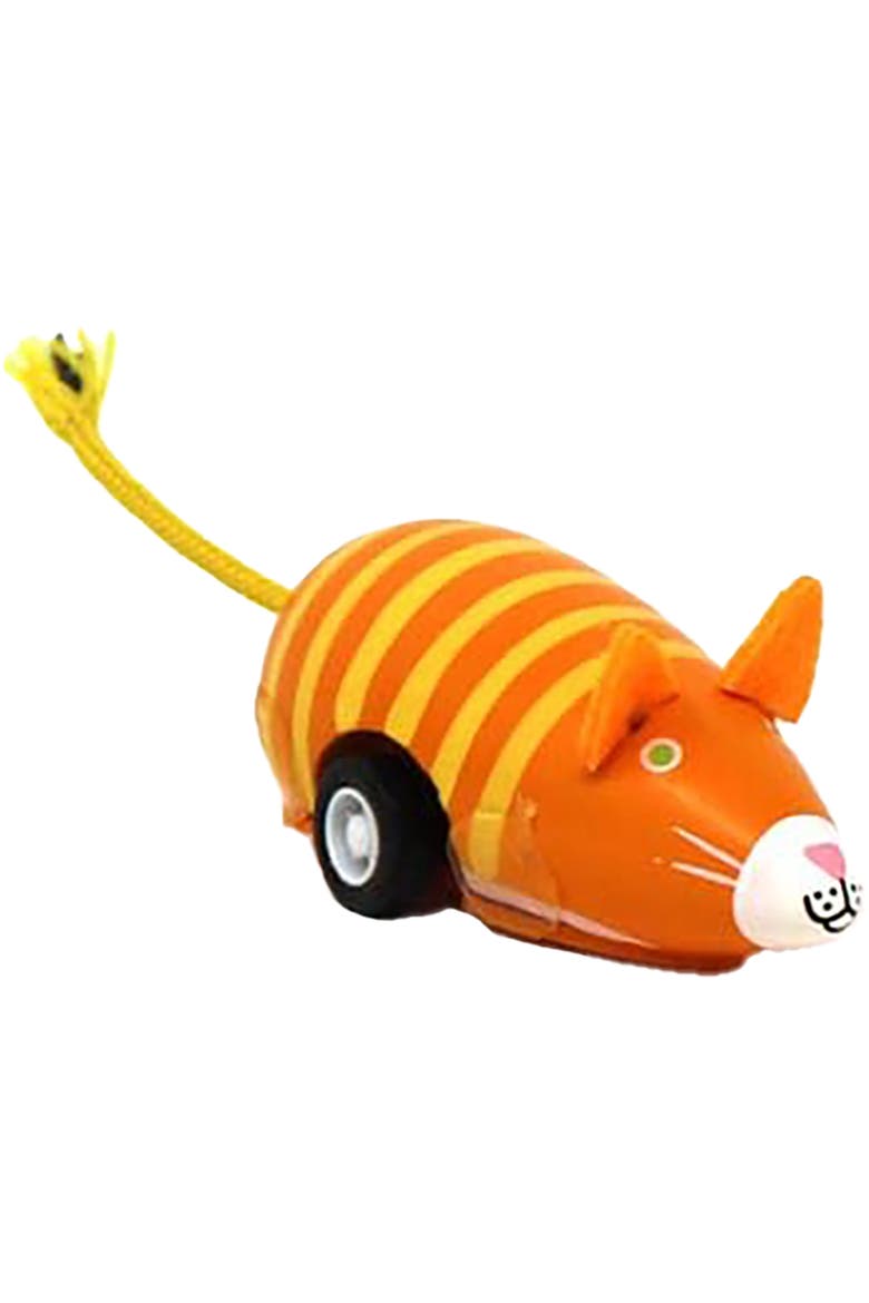 Bowling Toy Cat with Mice, Alternate, color, Multicolored