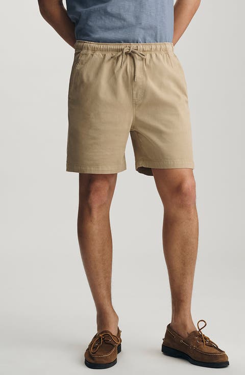 Woven Drawstring Shorts