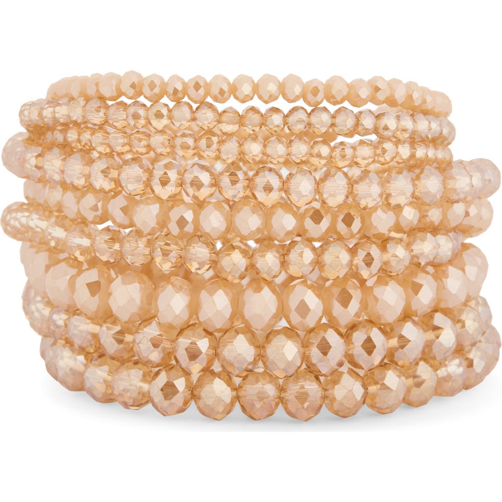 Tasha 7-pack Beaded Stretch Bracelets