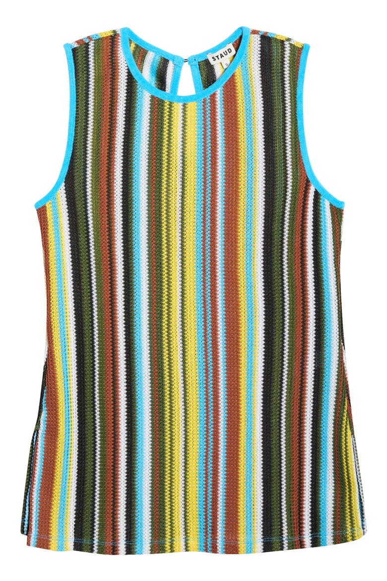 Valley Stripe Open Stitch Knit Top, Alternate, color, SKATE STRIPE