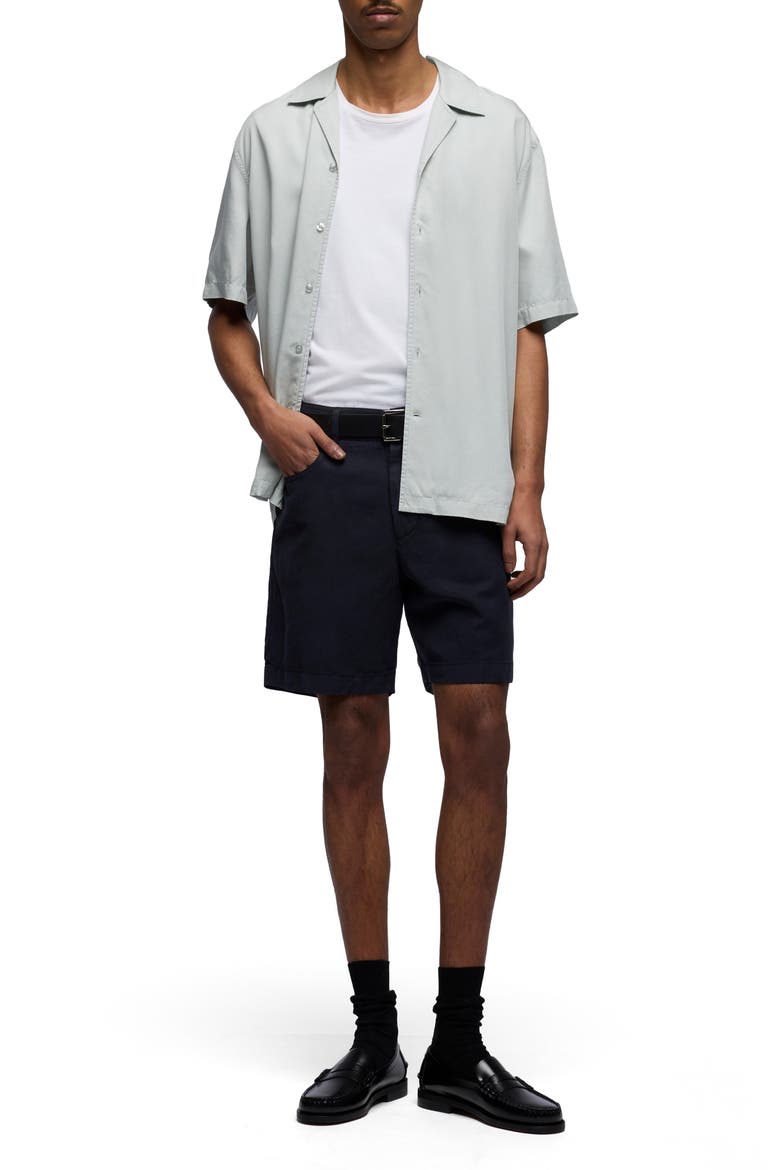 Hybrid Jogger Shorts, Alternate, color, NAVY