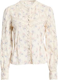 LoveShackFancy Miah Cotton Top