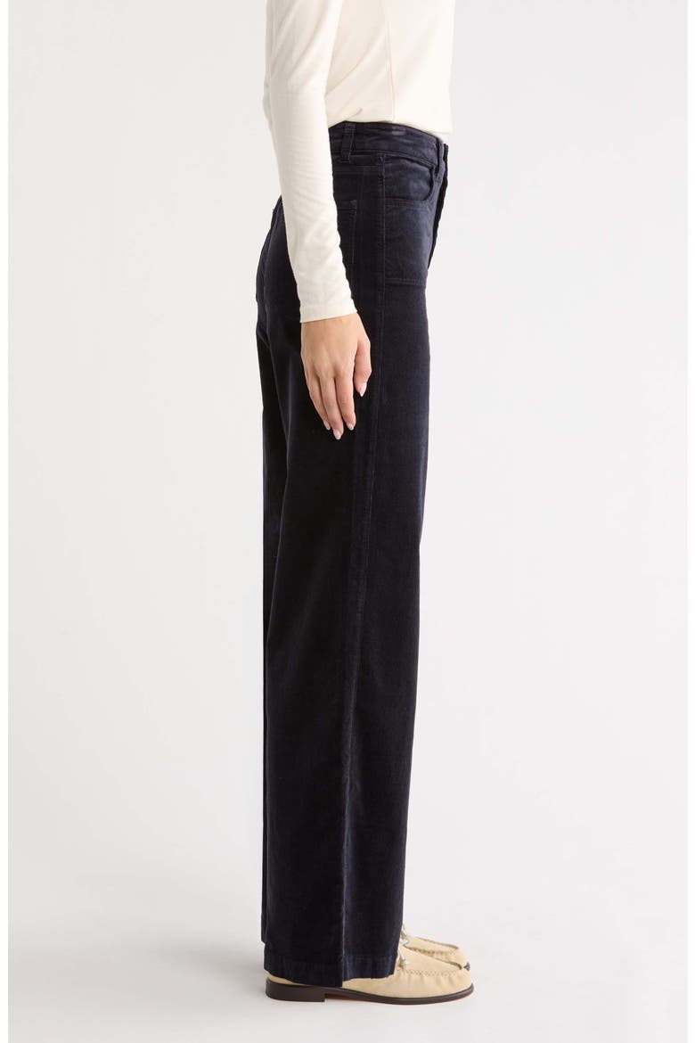 Anessa Utility Pocket High Waist Wide Leg Jeans, Alternate, color, NAVY