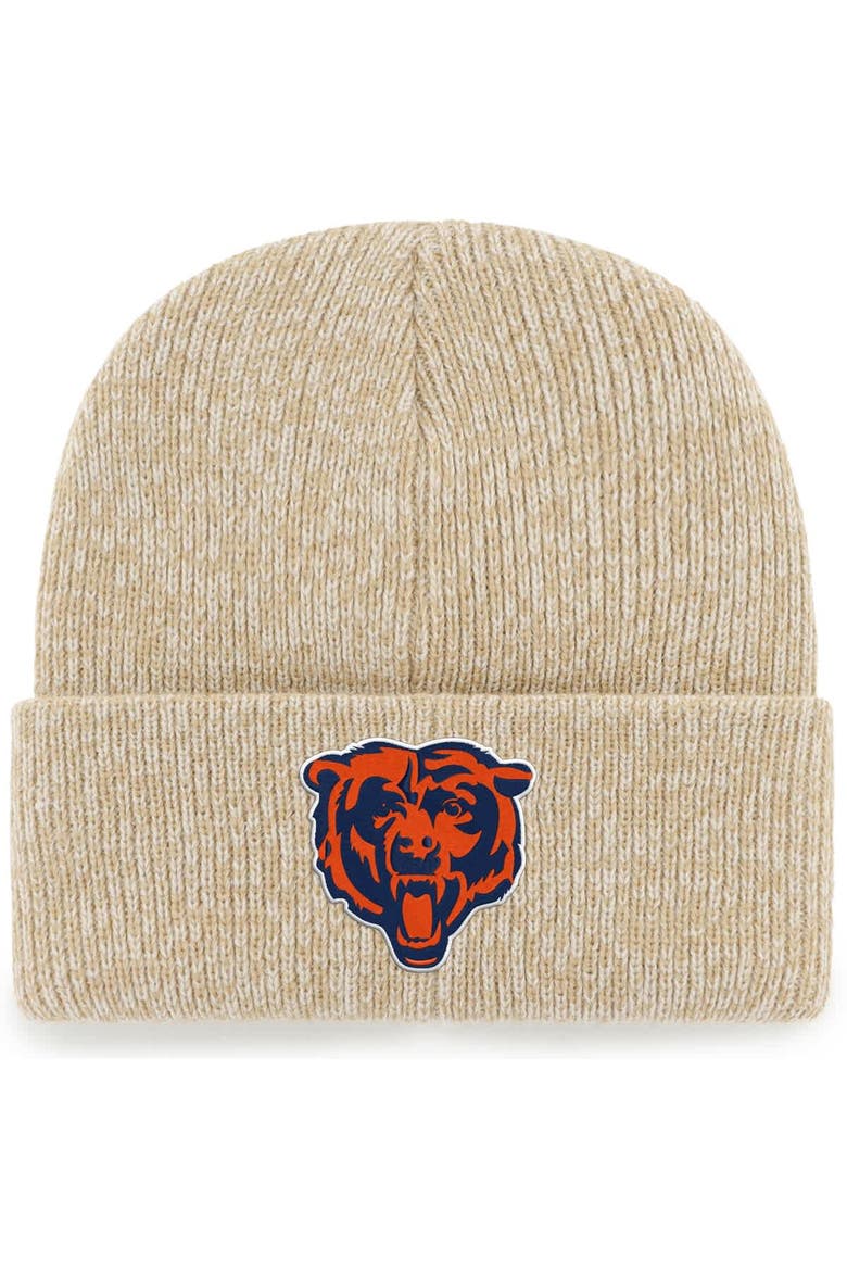 Men's '47 Khaki Chicago Bears Good. Better. Best. Cuffed Knit Hat, Alternate, color, Khaki