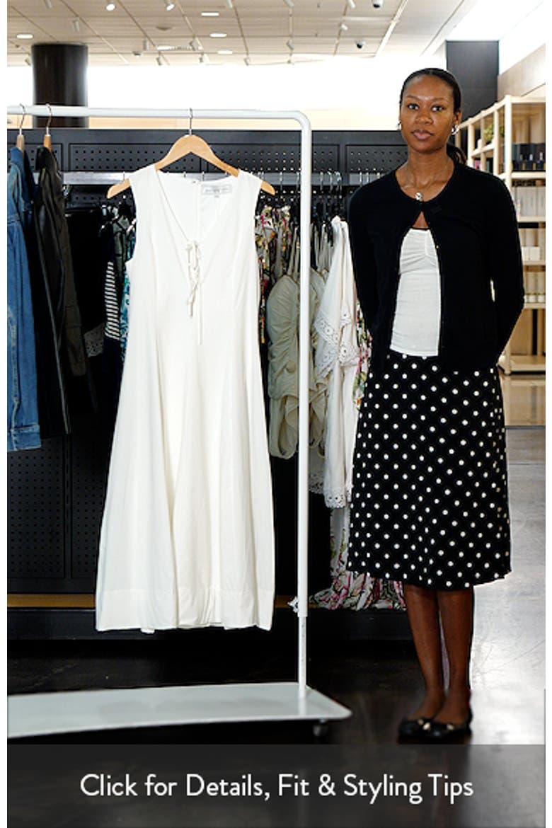 Front Bow Tie Midi Dress video