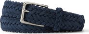 Ralph Lauren Purple Label Braided Suede Belt
