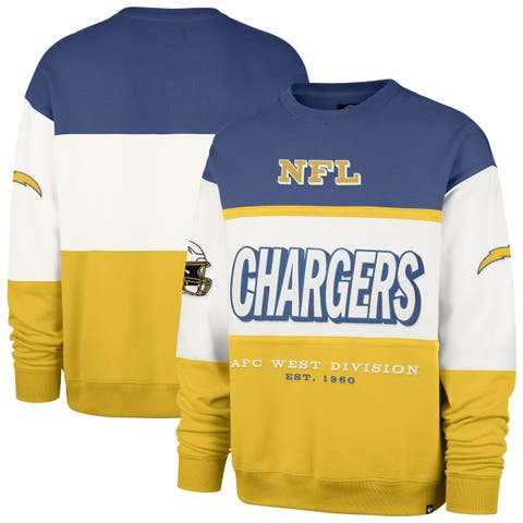 Men's '47 Powder Blue/Gold Los Angeles Chargers Breeze Maximalist Sweatshirt
