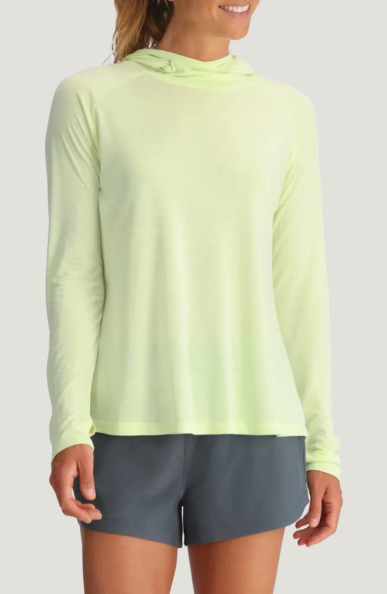 Free Fly Lightweight Performance II Hoodie, Main, color, Lime